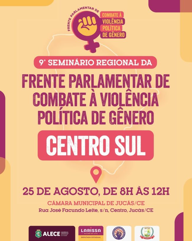 Jucás sedia debate regional sobre violência política contra mulheres