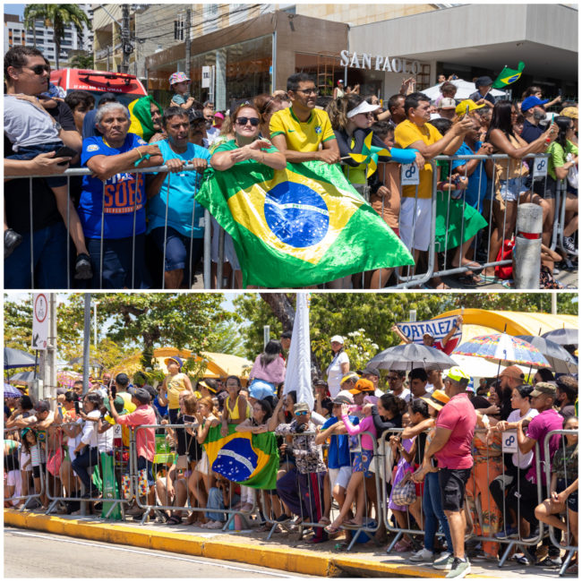 Mais de 10 mil pessoas participam das celebrações da Independência em Fortaleza
