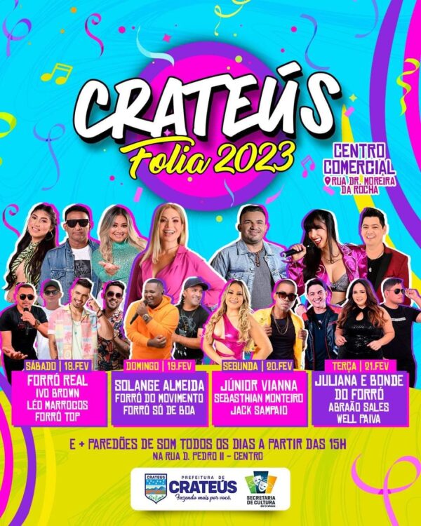 Crateús Folia volta após dois anos de pausa
