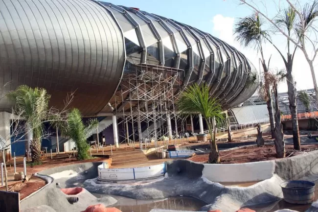 Obras do Acquário, à época, giravam em torno de R$ 350 milhões (Foto: Moisés Silva - Divulgação)