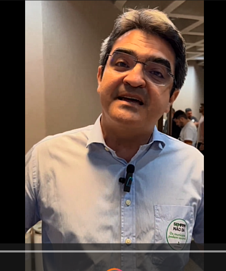 Prefeito reconhece momento delicado, mas afirma estar confiante em apoio do Governo Federal - Foto: Reprodução/WhatsApp)