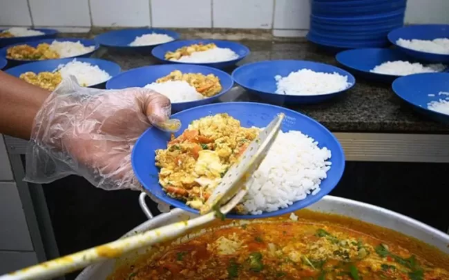 A merenda escolar apresentou contaminação bacteriana (Foto: Agência Brasil/Reprodução)