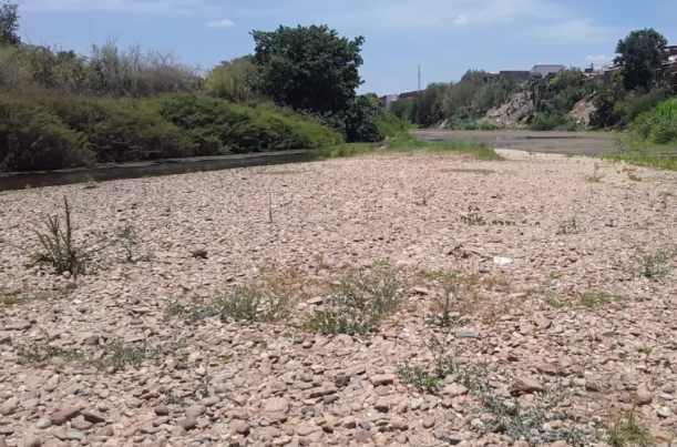 De acordo com apuração da REDE ANC, a crise hídrica do Rio Salgado em Icó poderia ser amenizada com uma solução emergencial - (Foto: Reprodução/WhatsApp)