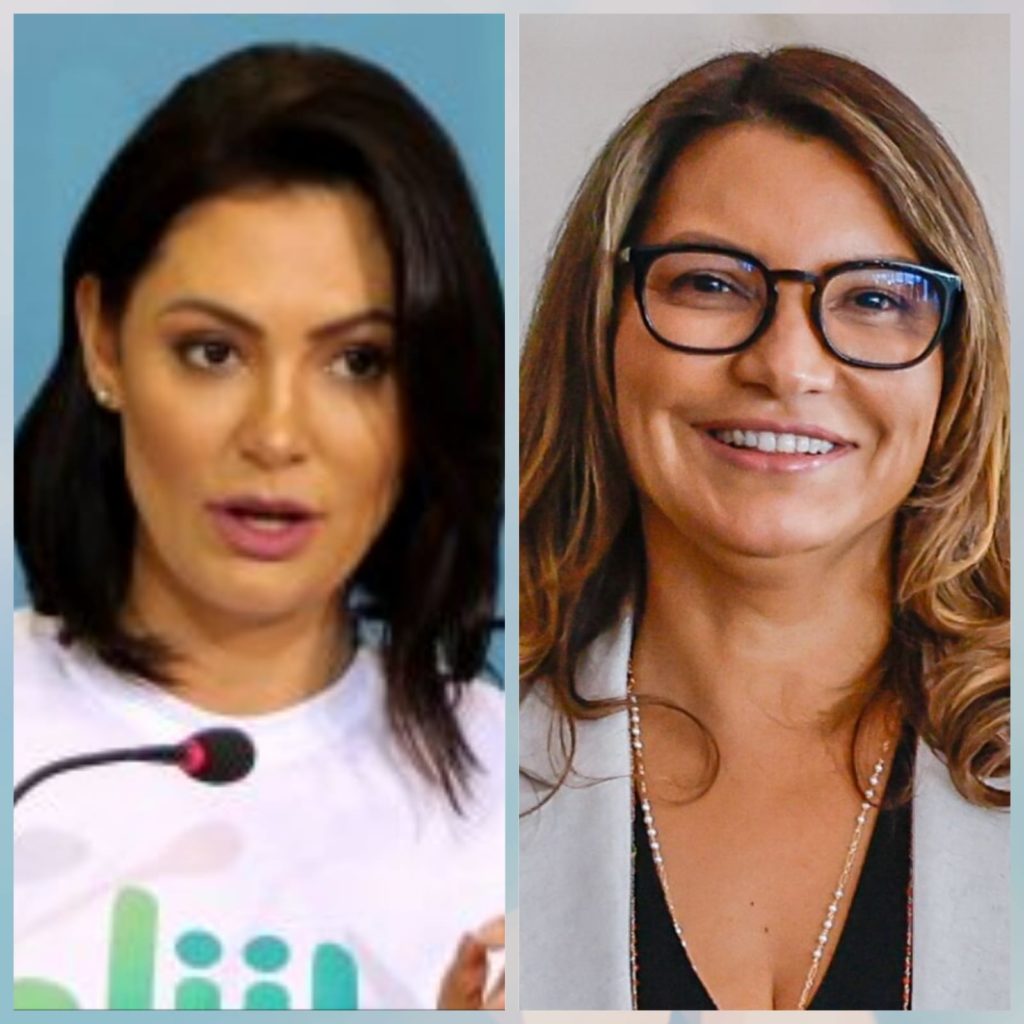 Michelle Bolsonaro critica Janja e diz que está vendendo batom