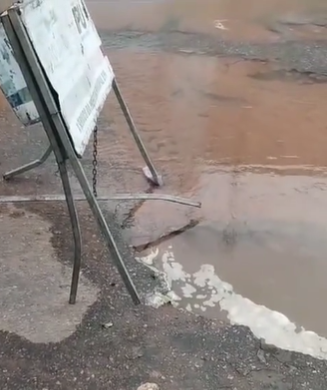 Moradores reclamam da ausência de suporte do SAAE - (Foto: Reprodução/Redes Sociais)