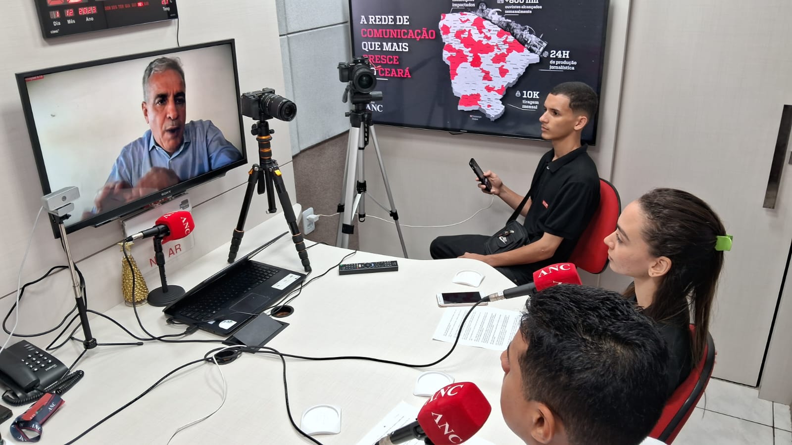 Em entrevista à REDE ANC, o secretário do Governo Lula falou sobre a aproximação entre municípios e Governo Federal na Caravana Federativa - (Foto: Robson Nogueira)