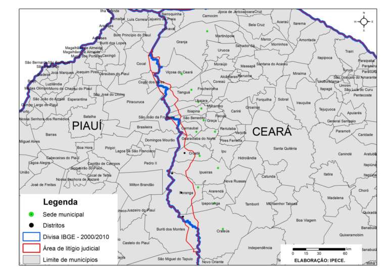 Novo estudo será apresentado sobre o litígio entre Ceará e Piauí