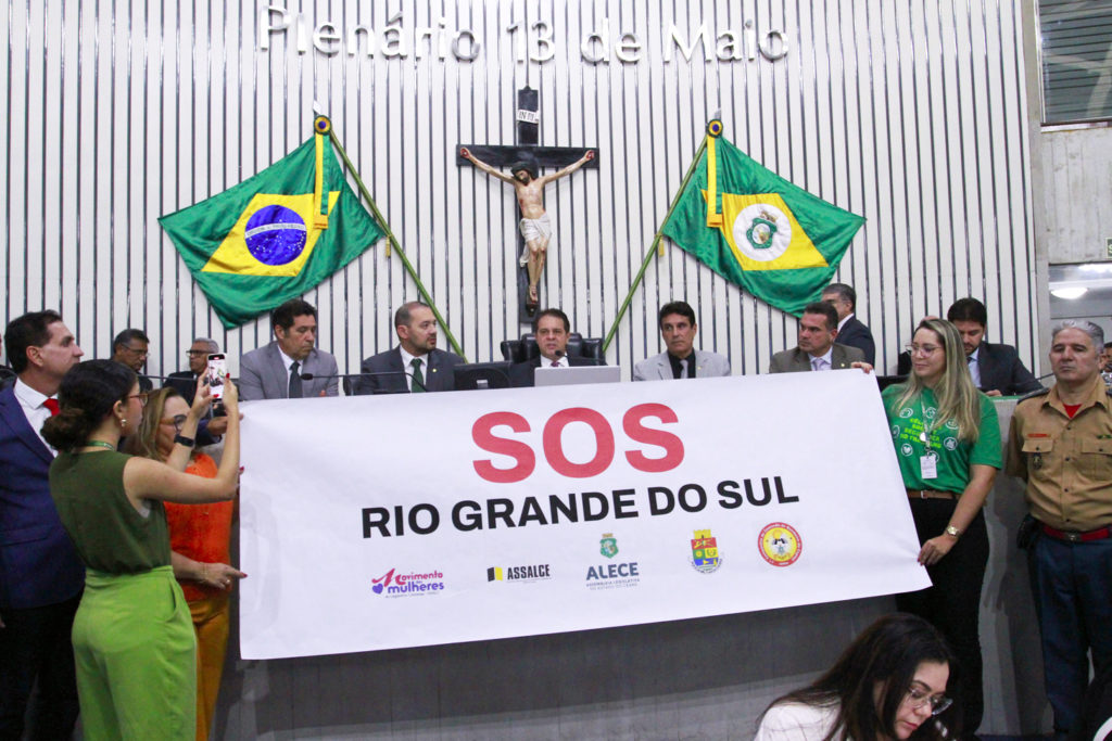 Alece e Governo do Estado lançam campanha solidária para o Rio Grande do Sul