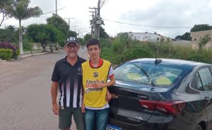 Jovem promessa de Poranga, Kaique Almeida reconhece a oportunidade como uma chance de alavancar a carreira - (Foto: Reprodução/WhatsApp)