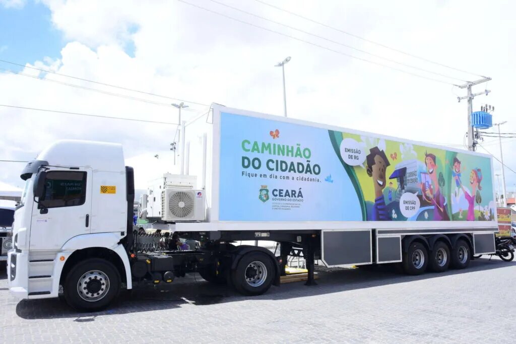 Caminhão do Cidadão chega a Fortaleza e mais cinco municípios do Ceará