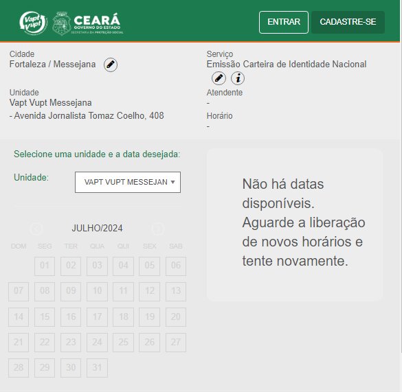 População denuncia esquema de agendamento de RG em Fortaleza