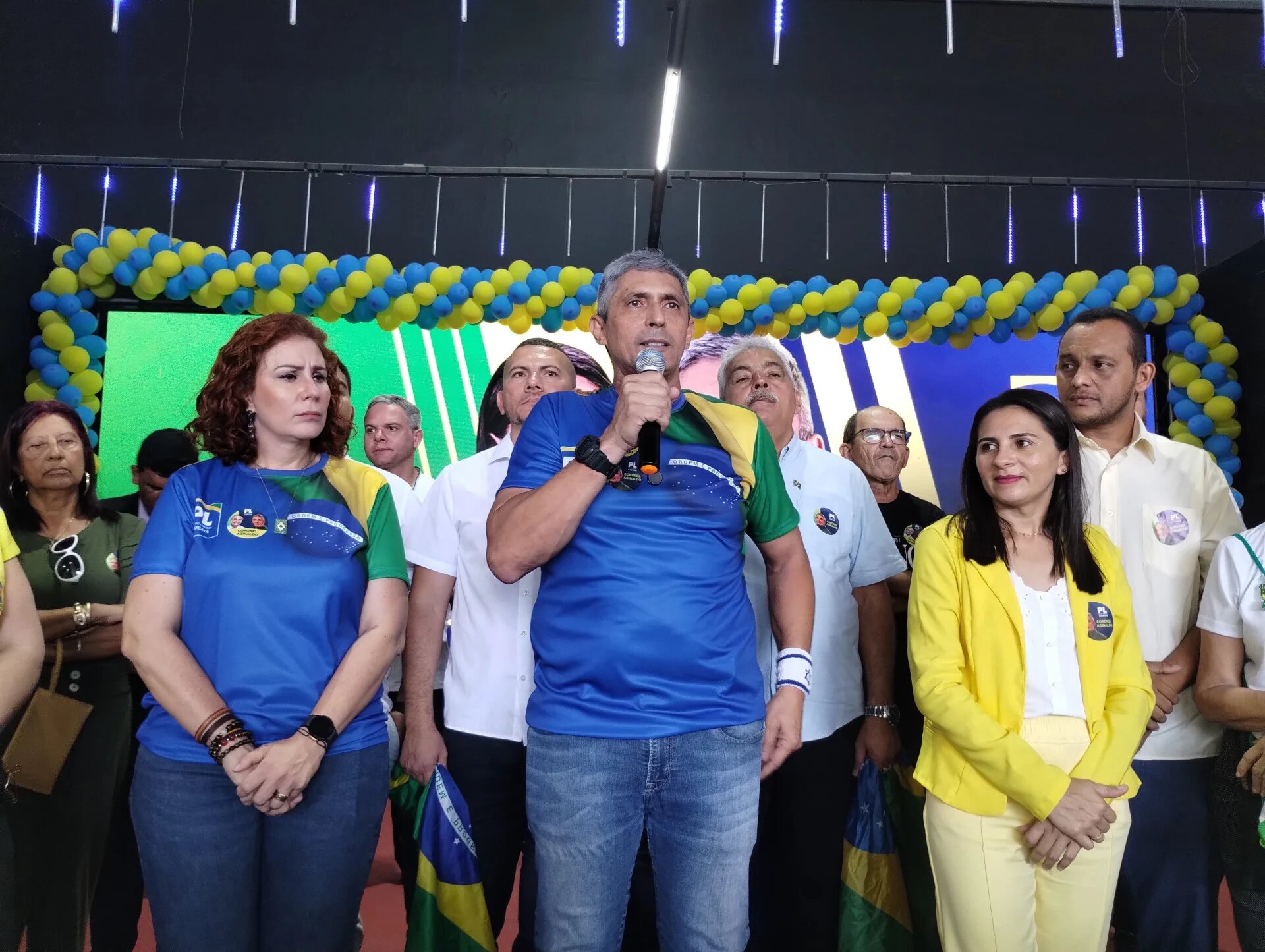 Aginaldo foca em segurança pública durante convenção em Caucaia