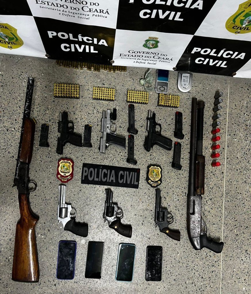 Polícia prende criminosos suspeitos de envolvimento com crimes em Itarema