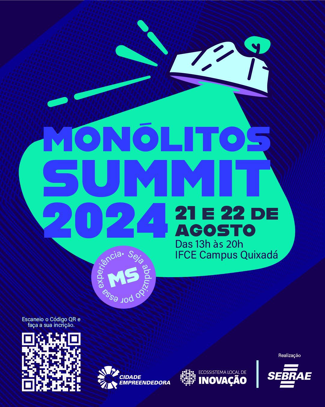 Monólitos Summit 2024 será sediado em Quixadá