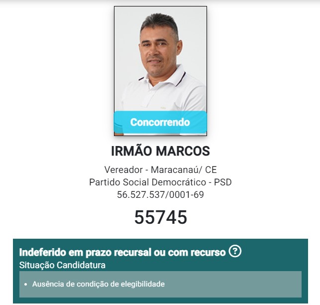 Candidatura de vereador é barrada por falsificação de documentos