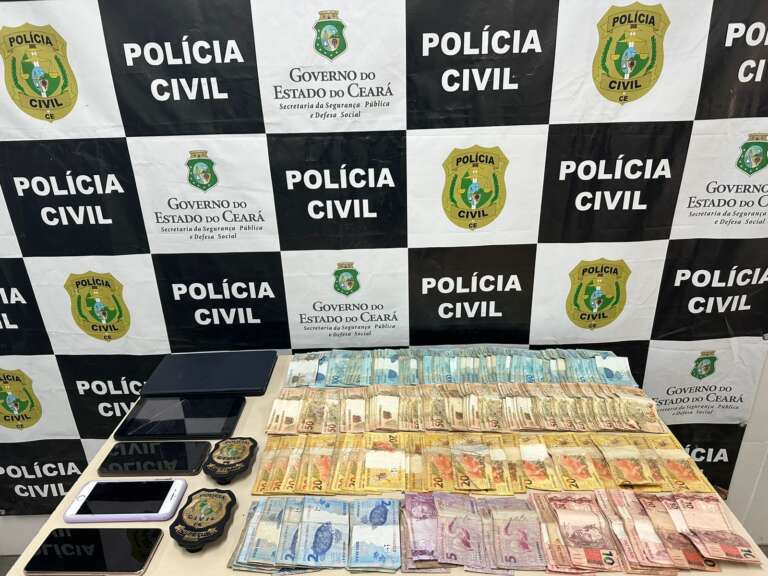 Polícia apreende R$ 54 mil em operação contra suspeitos de ameaçar candidatos