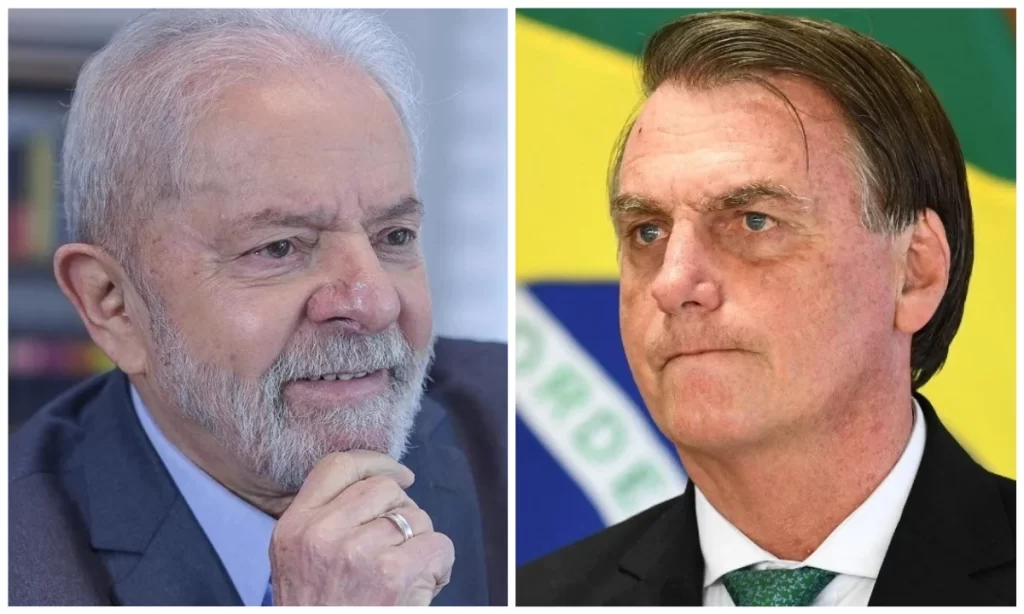 De acordo com o ex-presidente Jair Bolsonaro, a ala da direita possui nomes competitivos que podem enfrentar Lula no ano que vem - (Fotos: Ricardo Stuckert e Evaristo Sá/AFP)