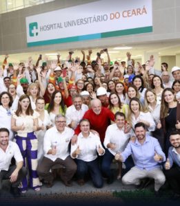 O presidente Lula enalteceu o Hospital Universitário como mais um equipamento voltado para atender com qualidade a população do Ceará - (Foto: Divulgação)