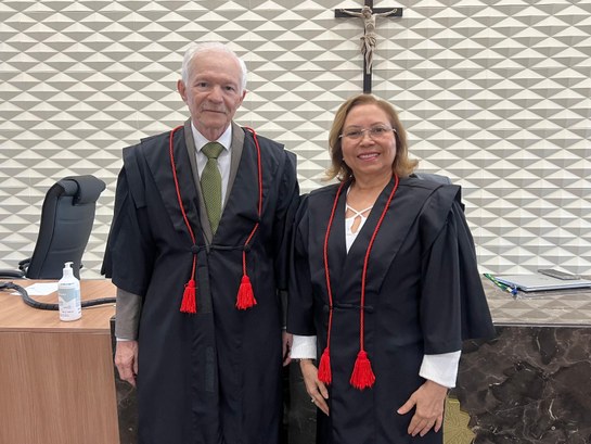 Desembargadores Iraneide Moura e Emanuel Albuquerque assumem comando do TRE-CE
