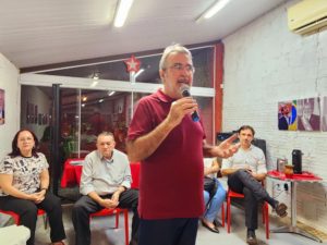 Secretário Geral do PT, Henrique Fontana, defende unidade do partido contra o fascismo em debate em Fortaleza