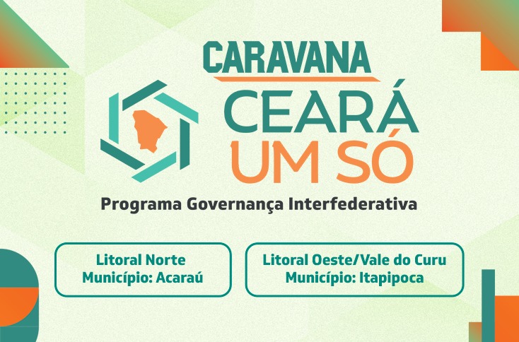 Caravana Ceará Um Só visita as regiões do litoral norte e litoral oeste
