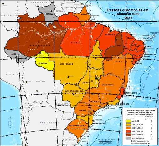 Ceará é o 10ª estado com maior população quilombola do país