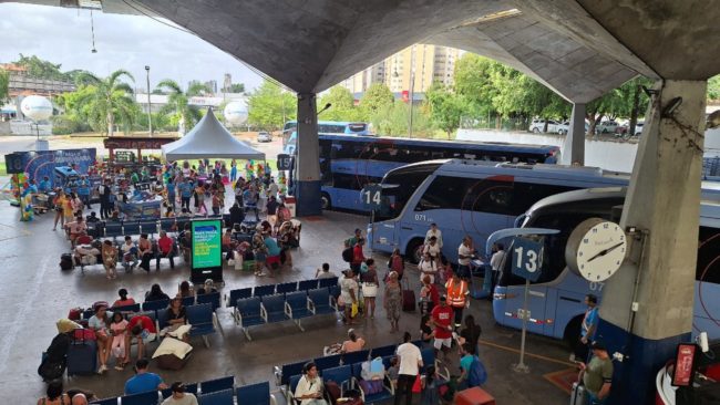 De acordo com a empresa que administra os terminais rodoviários, este número é 9% maior do que o registrado no Natal de 2024 - (Foto: Reprodução)