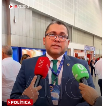 Presidente da UVC, Samuel destacou a importância de uma união bem projetada para que a qualidade da gestão pública reverbere na população - (Foto: REDE ANC)