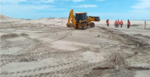 Semace desmonta ocupações irregulares em Camocim