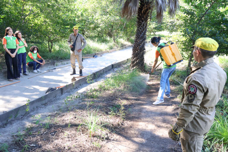 Programa AJA forma jovens para proteger o Parque do Cocó contra incêndios florestais