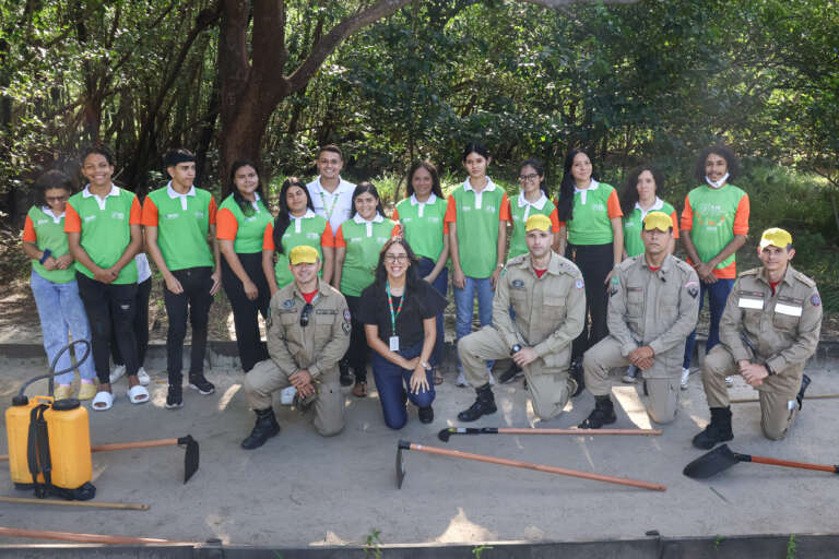 Programa AJA forma jovens para proteger o Parque do Cocó contra incêndios florestais