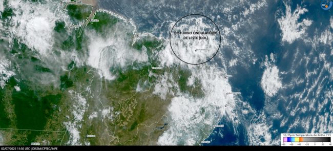 Ceará tem sol entre nuvens e chuvas isoladas até sexta-feira