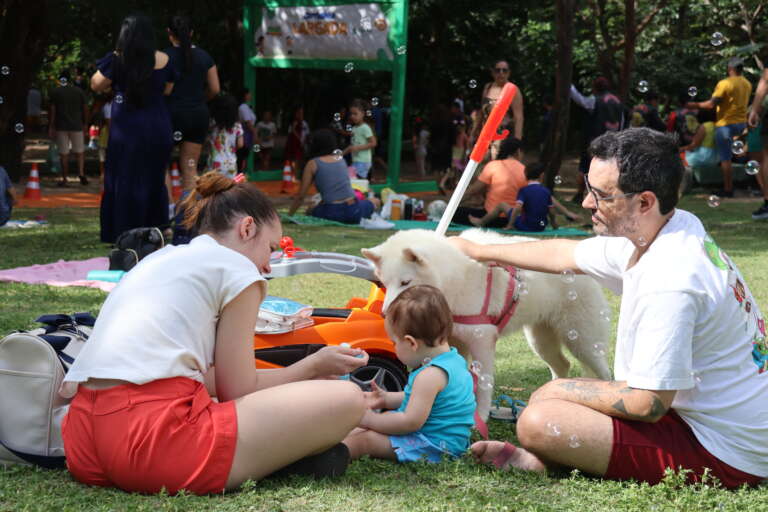 Dia D da Infância é celebrado com brincadeiras e lazer no Parque do Cocó