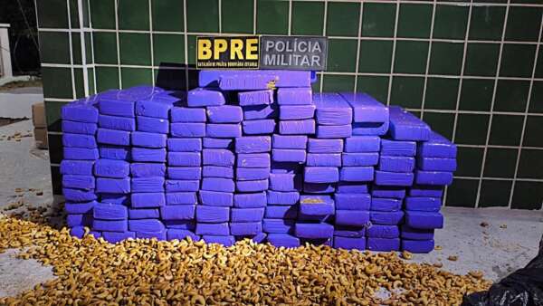 Dois homens são detidos com mais de 100 kg de maconha em Santa Quitéria