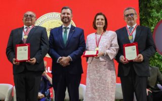 Um dos pontos em comum entre os agraciados foi o reconhecimento do legado de Paulo Bonavides para o âmbito jurídico - (Foto: Alece)