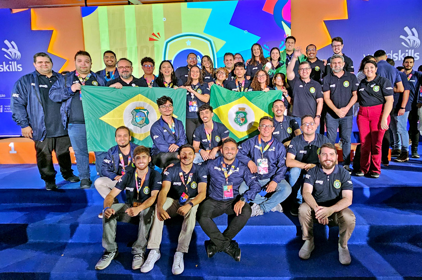 Senai Ceará conquista duas medalhas na WorldSkills Brasil 2025