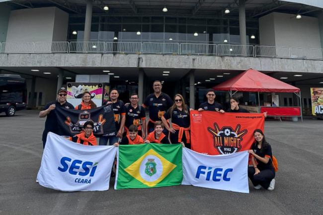 Sesi Ceará representa o Brasil em competição mundial de robótica