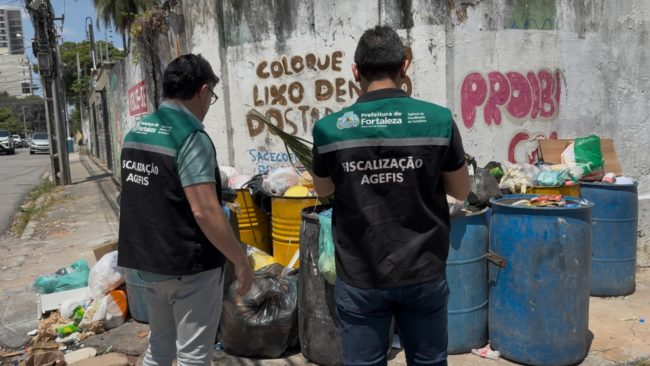 Fortaleza registra 41 pontos de lixo em apenas uma semana de operação
