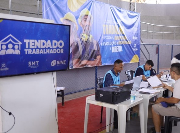 Caucaia recebe edição da Tenda do Trabalhador com serviços gratuitos