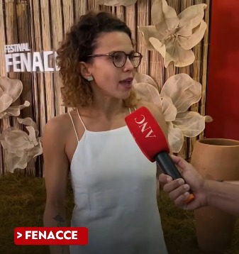 Luísa Cela, Secretária de Cultura, também citou a participação do Governo do Estado para fomentar as atividades dos artesãos - (Foto: REDE ANC)