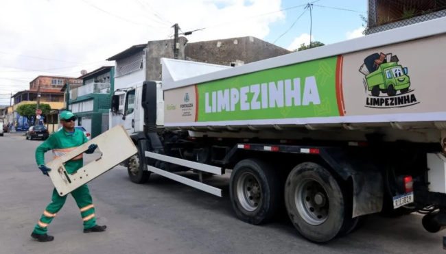 Serviço de coleta de materiais volumosos percorre Fortaleza até sábado