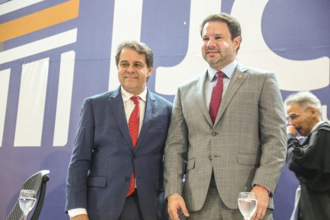 Prefeito Evandro e vereado Léo Couto também aproveitam o momento na Cop30 para conhecer políticas aplicadas em diversas partes do mundo - (Foto: Reprodução)