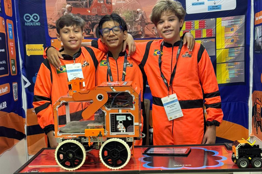 Robótica do Ceará se destaca em competição mundial com medalha inédita