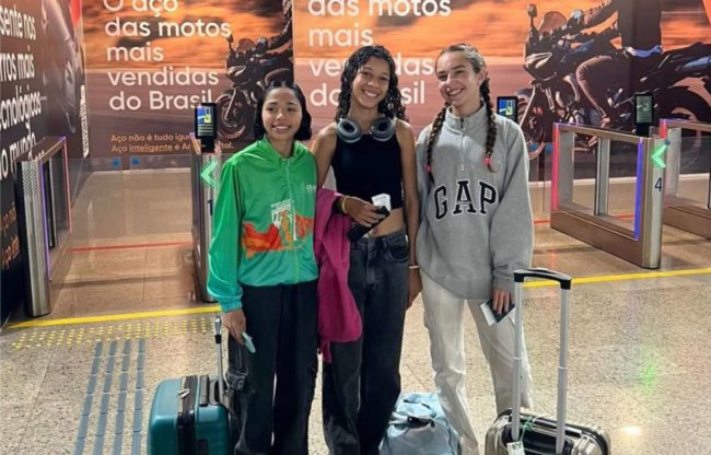 Os jogos escolares foram realizados no Paraguai. Os jovens cearenses foram destaques com medalhas de ouro no judô e no atletismo - (Foto: Reprodução)