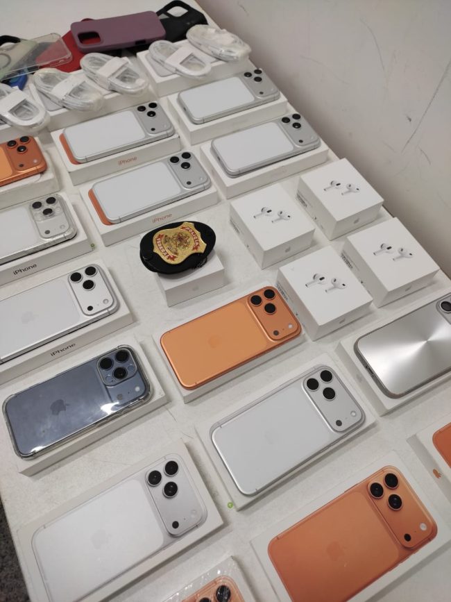 PF apreende eletrônicos sem nota fiscal no Aeroporto de Fortaleza