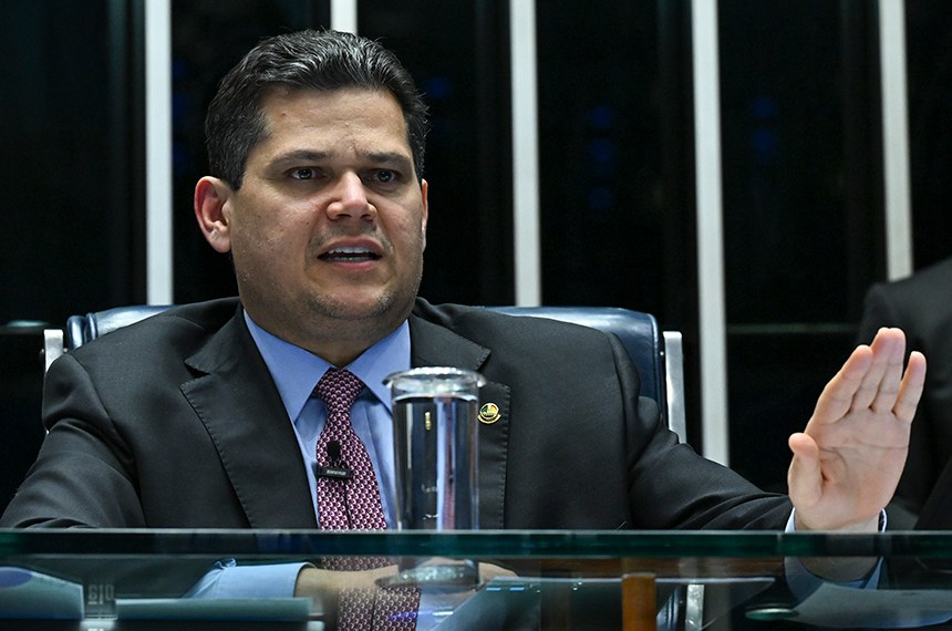 Senador Davi Alcolumbre Reprodução: Jefferson Rudy/Agência Senado