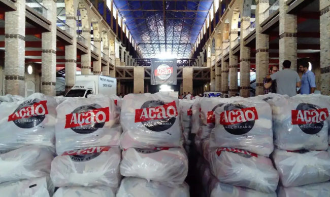 Alimentos da agricultura familiar chegam às cestas do Natal Sem Fome