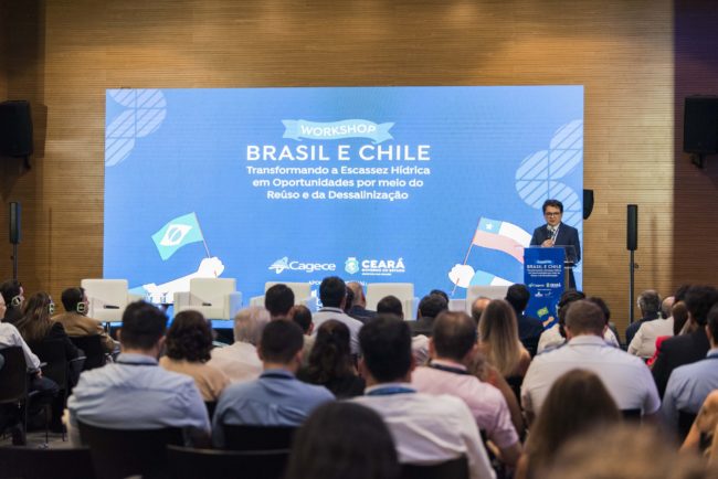 Ceará e Chile debatem dessalinização e reuso de água durante workshop em Fortaleza