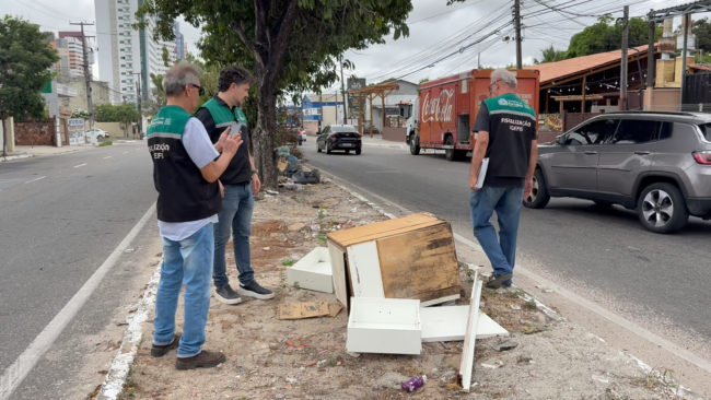 Fortaleza amplia fiscalização e aplica multas por descarte irregular de lixo