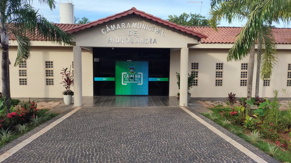 De acordo com a fiscalização, a Câmara de Hidrolândia possui 90% de seus funcionários em regime de contrato temporário - (Foto: Câmara de Hidrolândia)